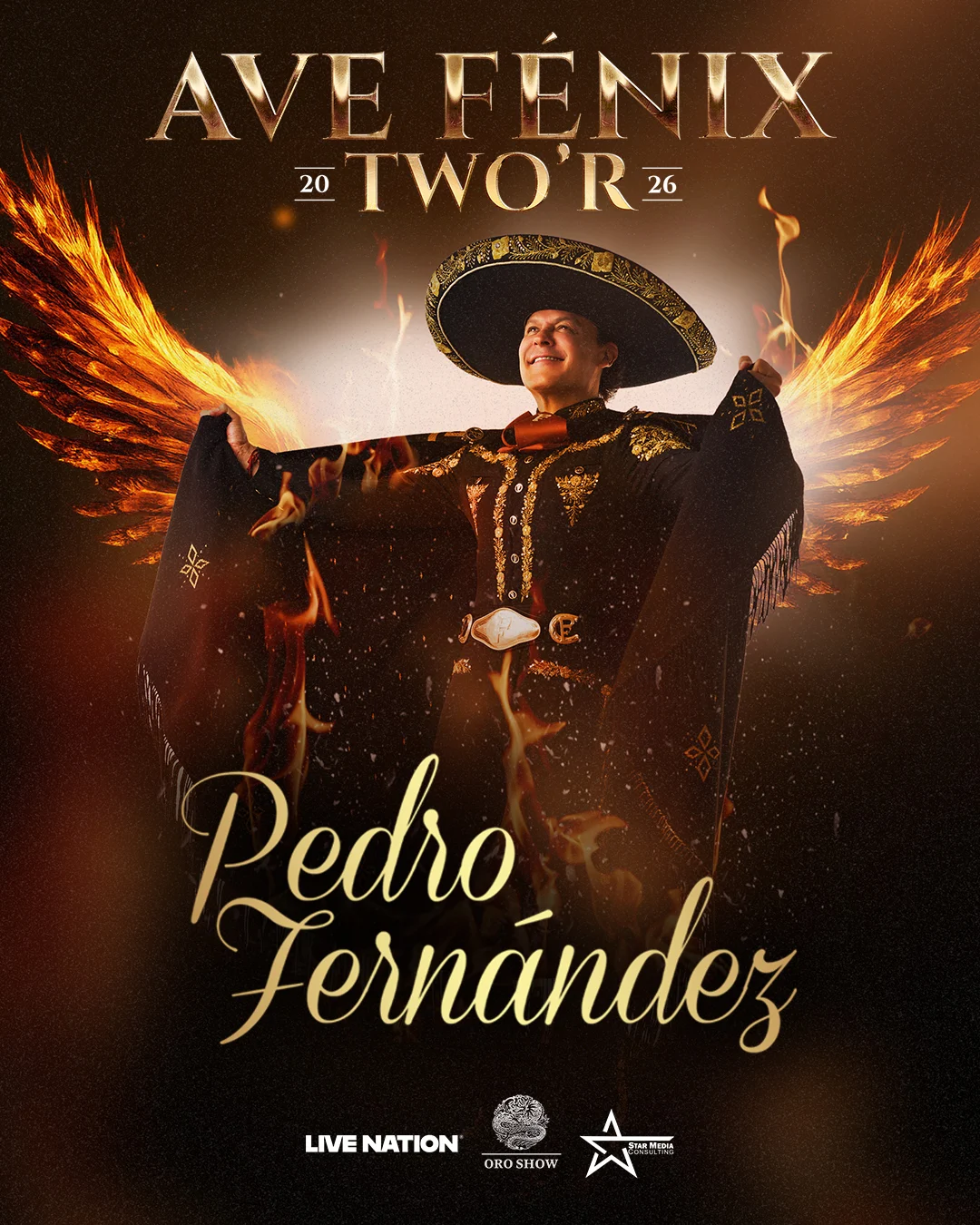 Pedro Fernandez tour poster — 2026